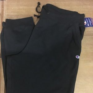 XL champion black fleece joggers